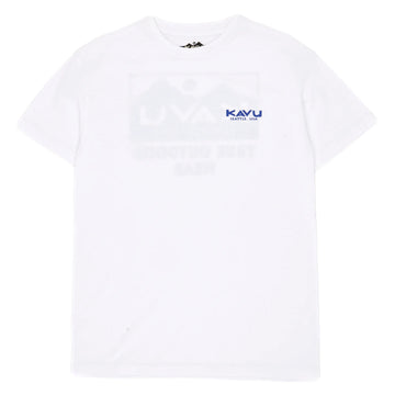 Kavu True Gradient S/S Tee White - Parasol Store