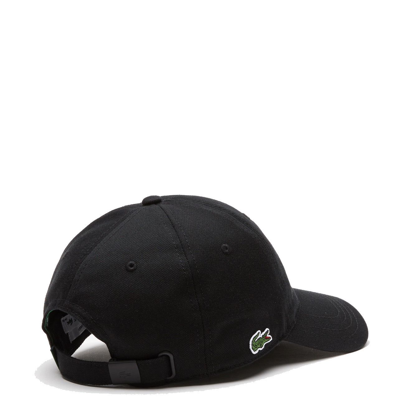 Lacoste Unisex Organic Cotton Twill Cap Black