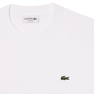 Lacoste Classic Fit Cotton Jersey T-shirt White - Parasol Store