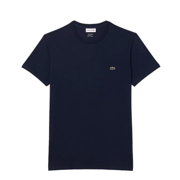 Lacoste Crew Neck Pima Cotton T-Shirt Navy Blue - Parasol Store