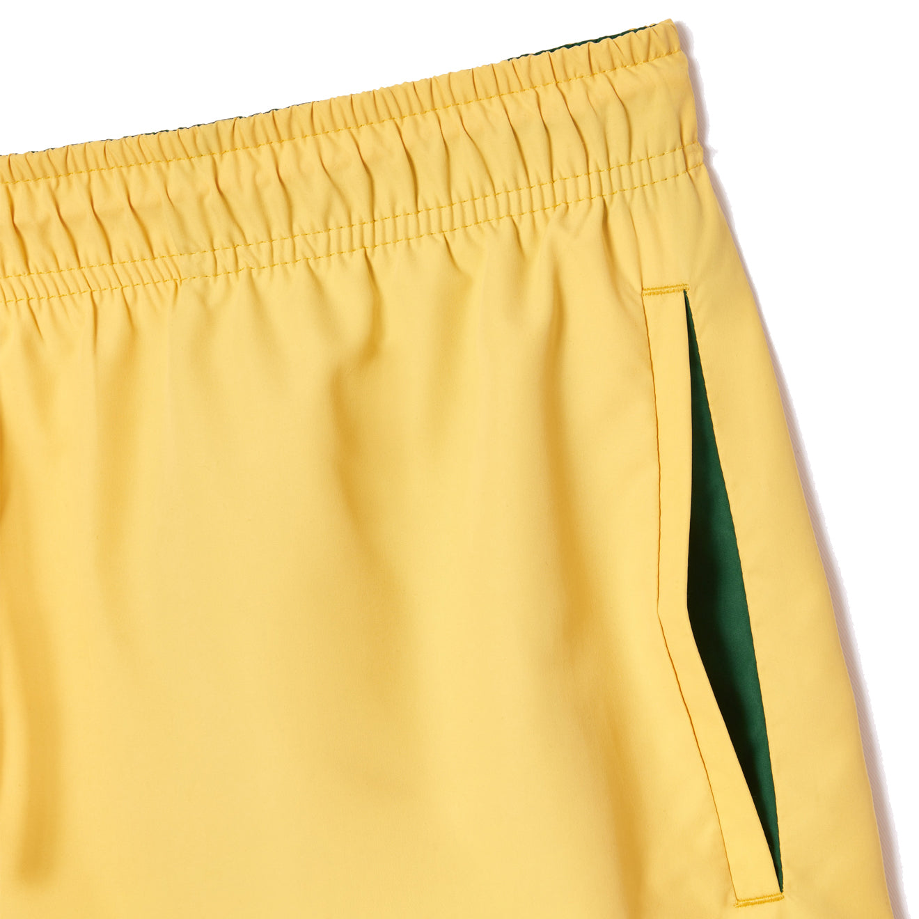 Lacoste Lightweight Swim Shorts Yellow / Green - Parasol Store