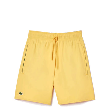 Lacoste Lightweight Swim Shorts Yellow / Green - Parasol Store