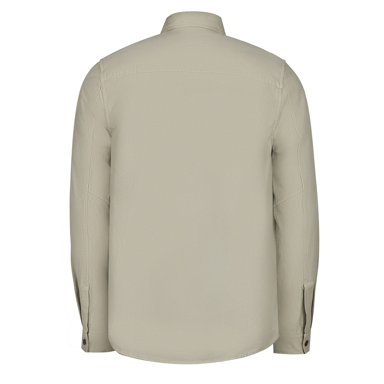 Left Hand Zip Pocket Shirt Stone Left Hand