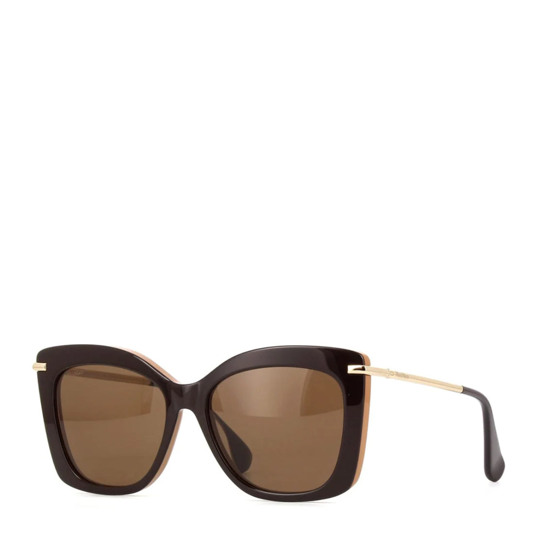 MaxMara Beth MM0100 50E 54 Sunglasses Brown - Parasol Store