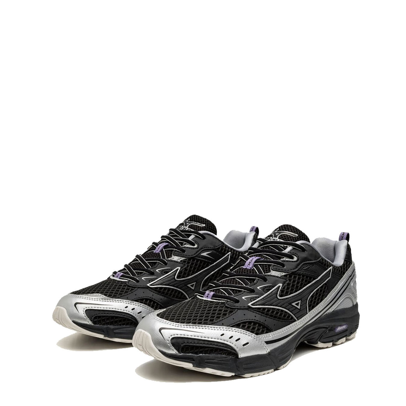 Mizuno Womens MXR Millenium Trainer Black / Black Sand / Purple Haze - Parasol Store