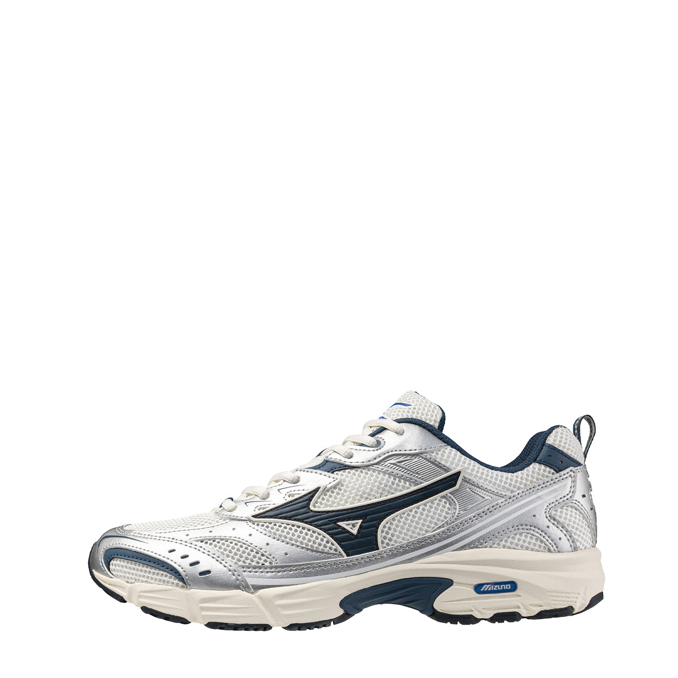 Mizuno Womens MXR Trainer Snow White / Majolica Blue / Silver - Parasol Store