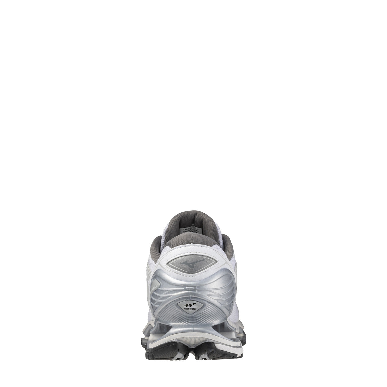 Mizuno Womens Wave Prophecy LS White / Silver / Harbor Mist - Parasol Store