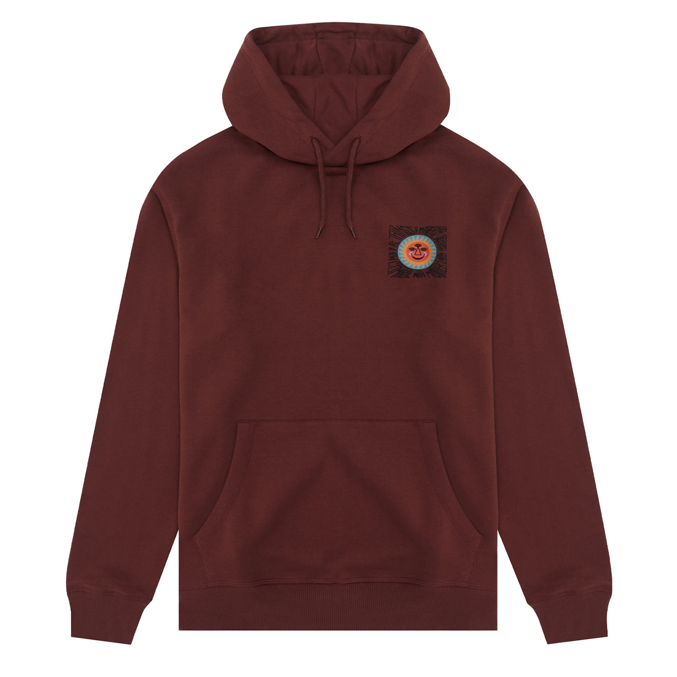 Hikerdelic Material Worth Hoodie Brown - Parasol Store