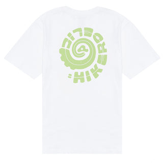Hikerdelic Swirl SS T-Shirt - White - Parasol Store
