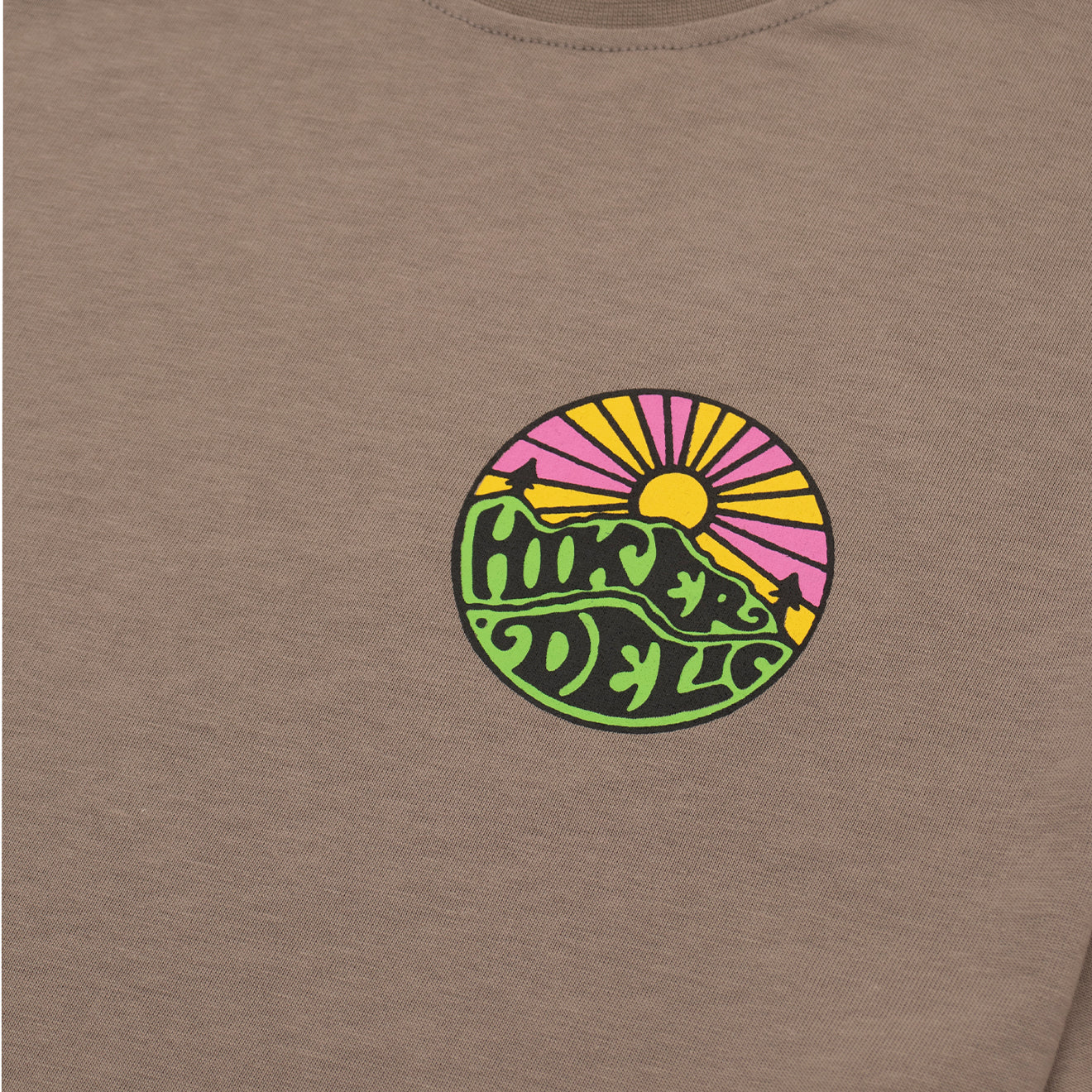 Hikerdelic Original Logo SS T-Shirt - Mushroom - Parasol Store