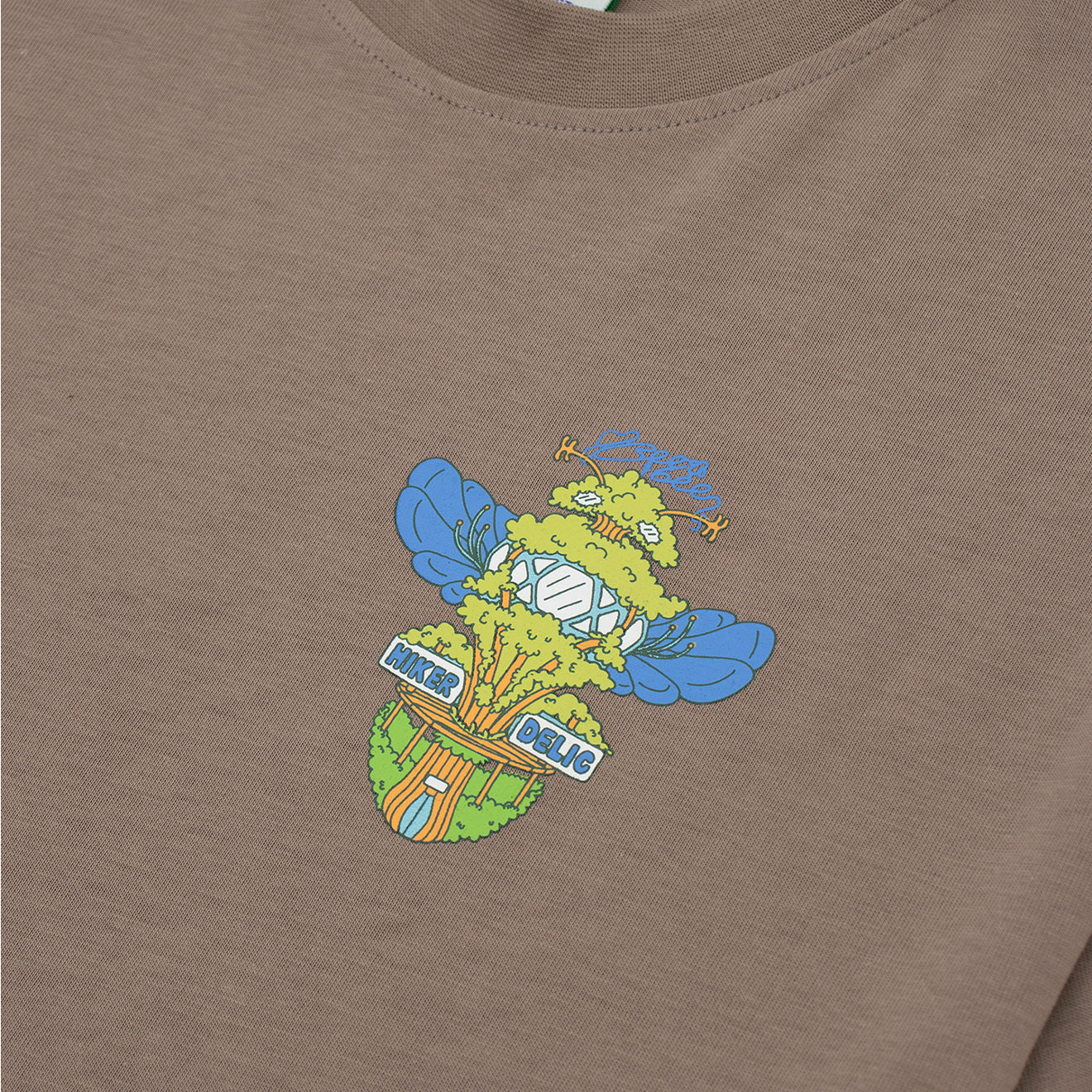 Hikerdelic Bee & Bee SS T-Shirt - Mushroom - Parasol Store