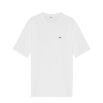 NN07 Adam Casual Logo Pima T-shirt White - Parasol Store