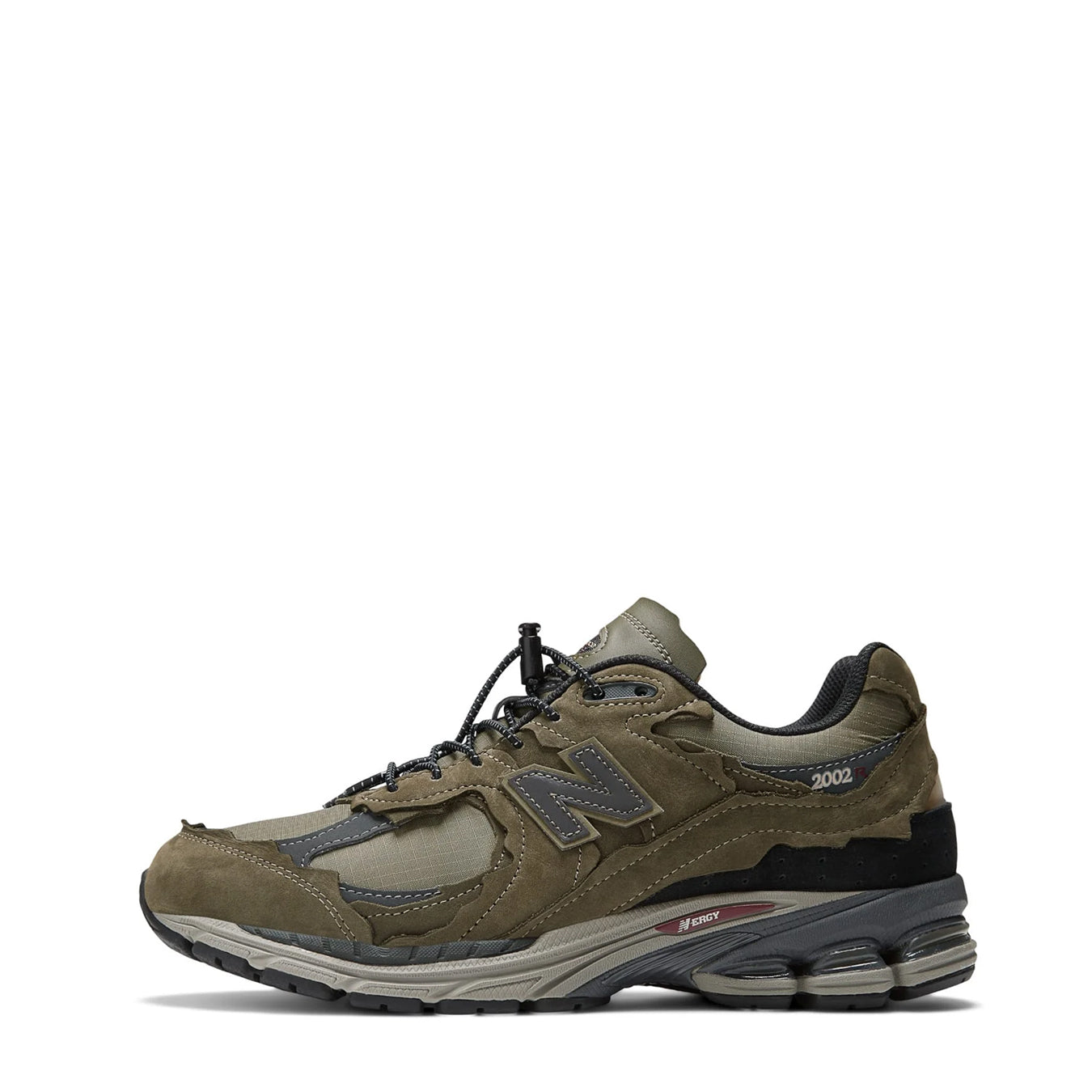 New Balance Womens 2002R Trainers Dark Moss / Blacktop