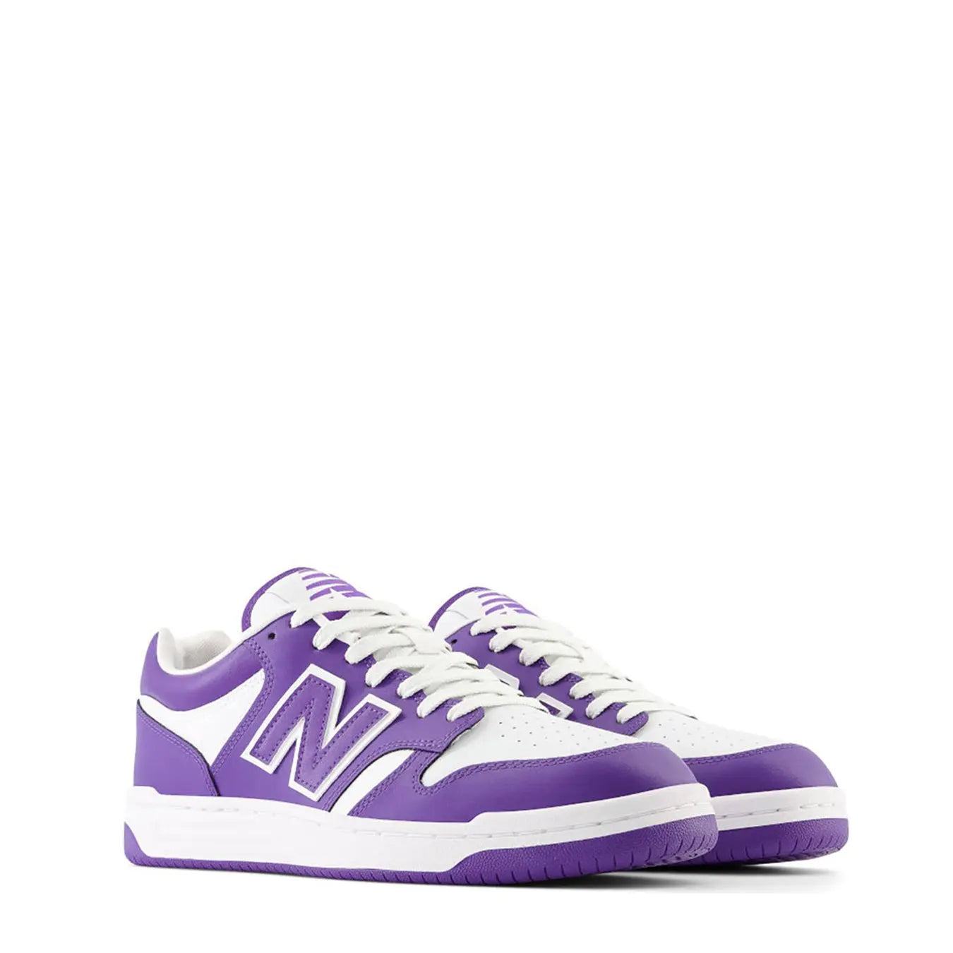 New Balance Womens 480 Trainers White / Prism Purple