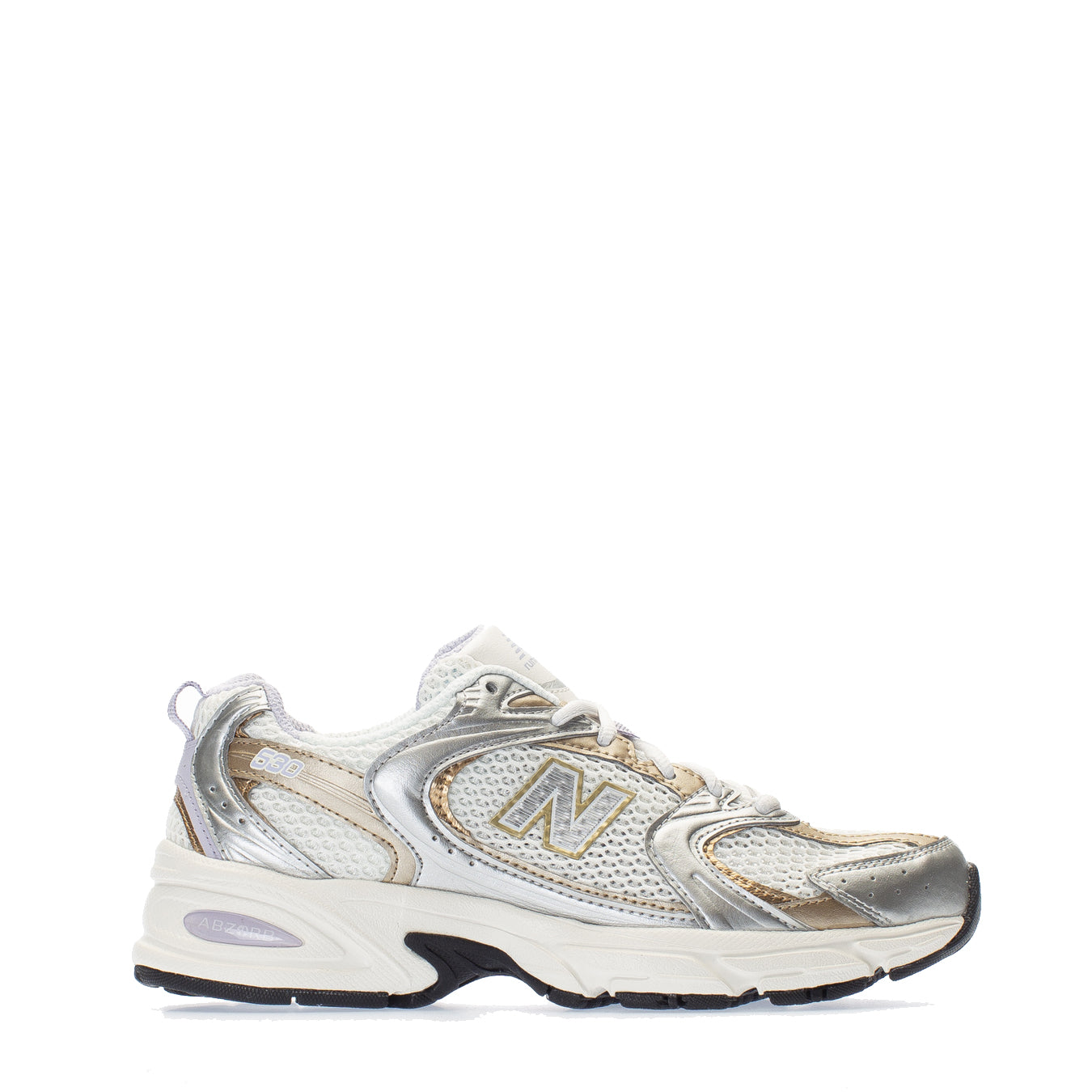 New Balance Womens 530 Trainers Silver Moss / Silver Metallic Parasol