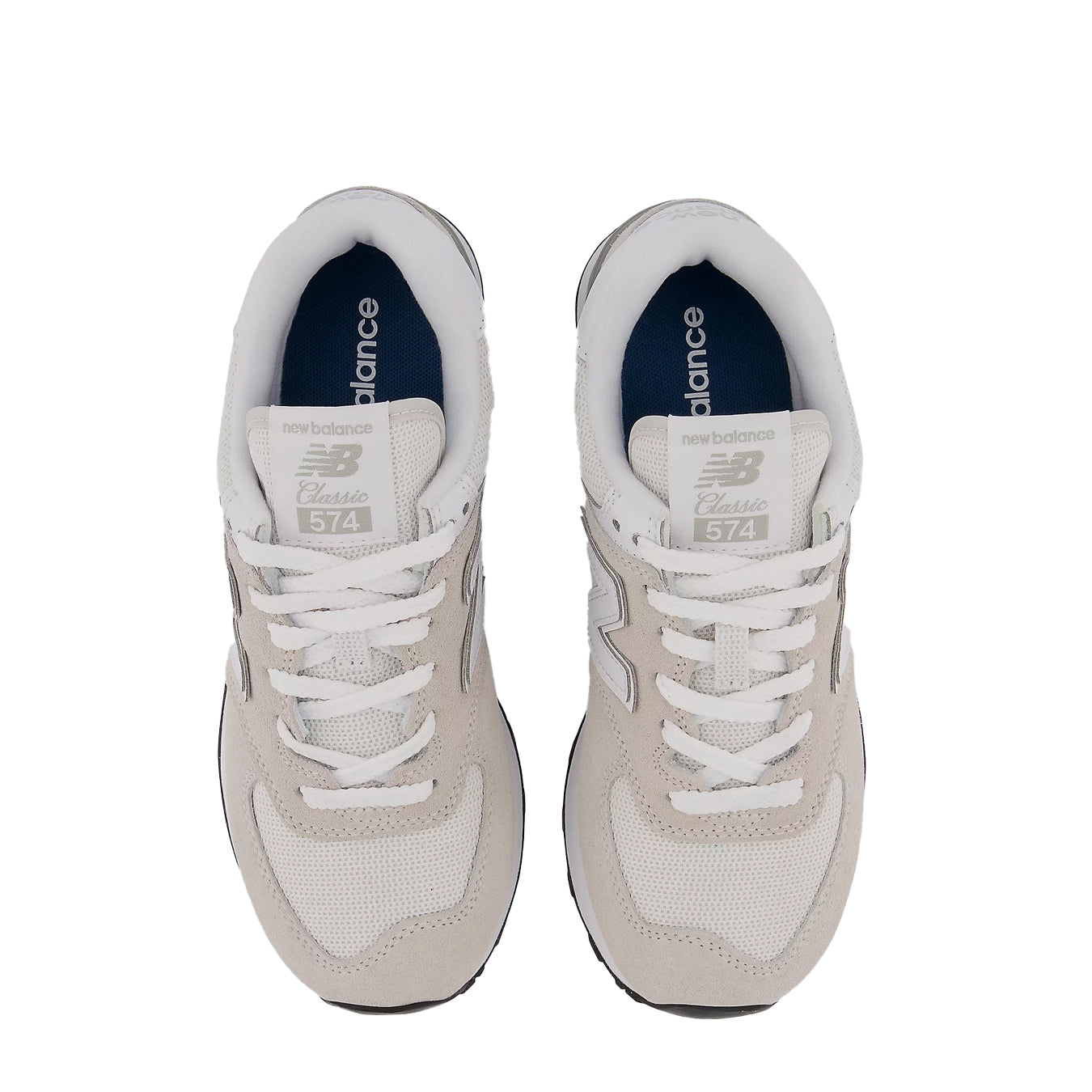 New Balance Womens 574 Trainer Nimbus Cloud / White - Parasol Store
