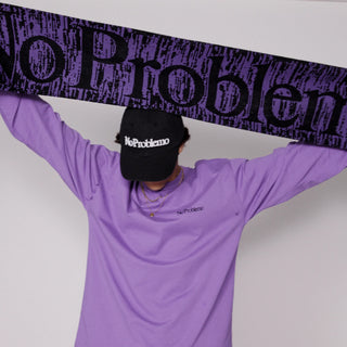 No Problemo Glitch Scarf Lilac - Parasol Store