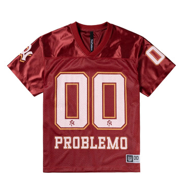 No Problemo NP00 Sports Poly S/S Jersey Red - Parasol Store