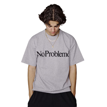 No Problemo S/S Tee Grey Marl - Parasol Store