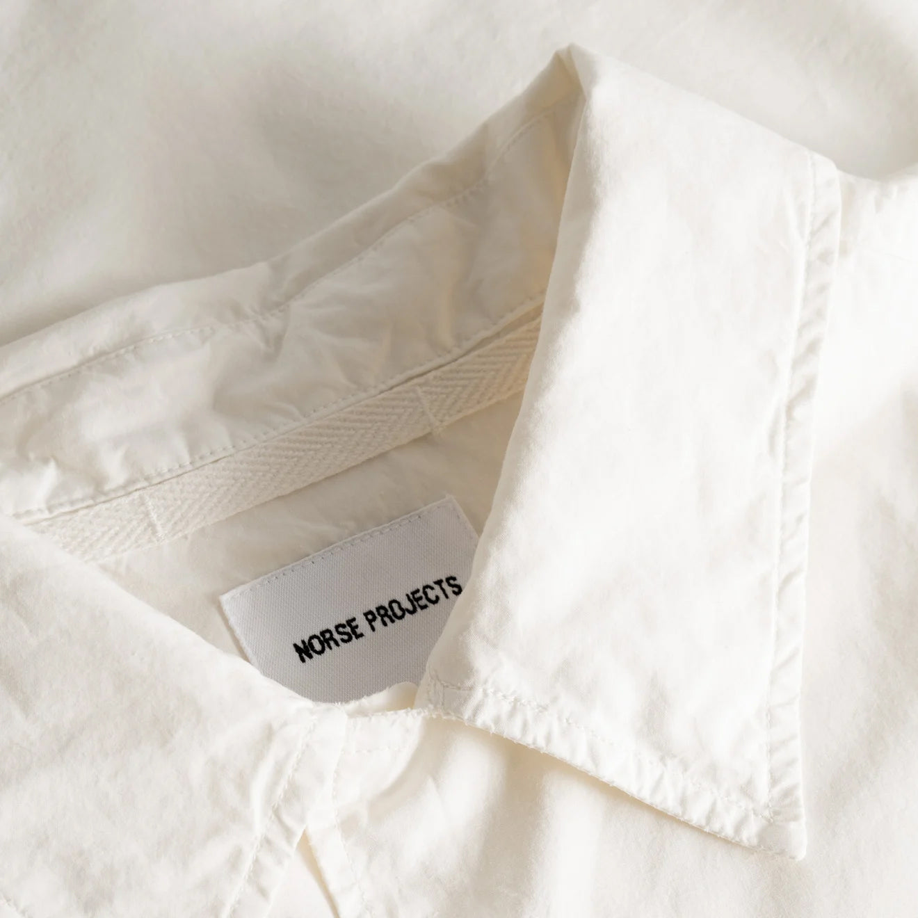 Norse Projects Carsten Tencel SS Shirt Enamel White - Parasol Store