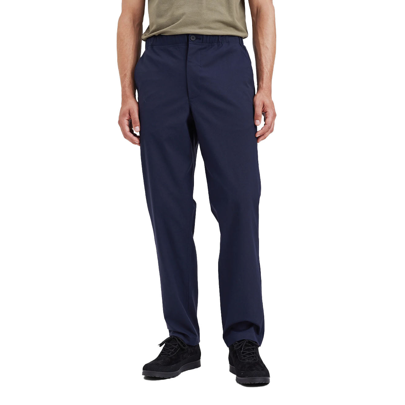 Norse Projects Ezra Relaxed Solotex Twill Trouser Dark Navy - Parasol Store