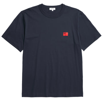 Norse Projects Holger Organic Department Print T-Shirt Dark Navy - Parasol Store