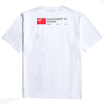 Norse Projects Holger Organic Department Print T-Shirt White - Parasol Store
