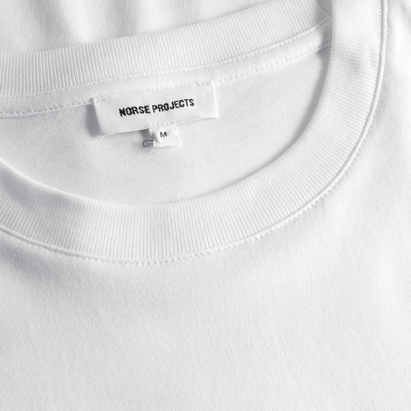 Norse Projects Johannes Organic Cap Print T-shirt White - Parasol Store