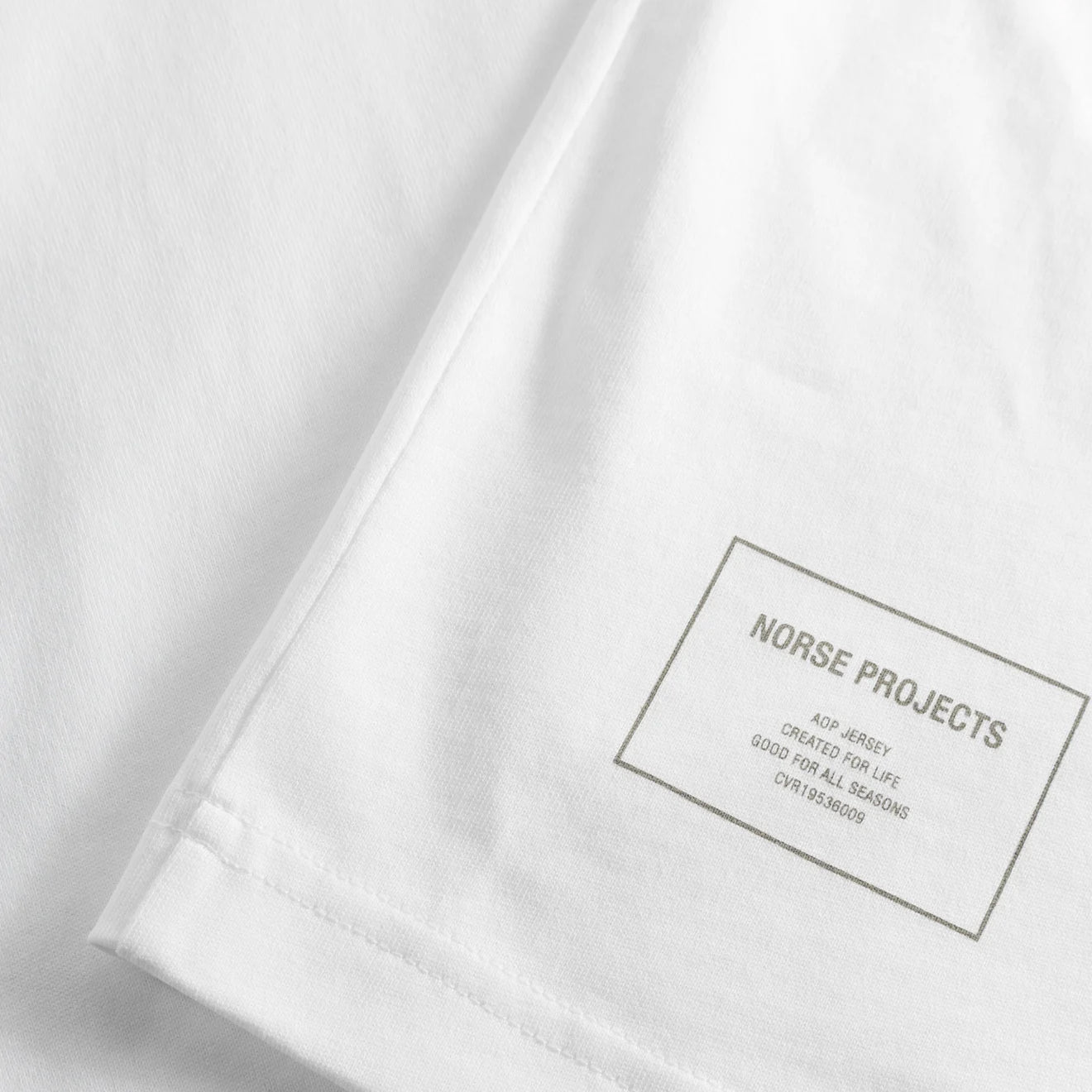 Norse Projects Johannes Organic Circle Print T-shirt White - Parasol Store