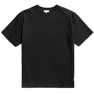 Norse Projects Johannes Organic NORSE Logo Print T-shirt Black - Parasol Store