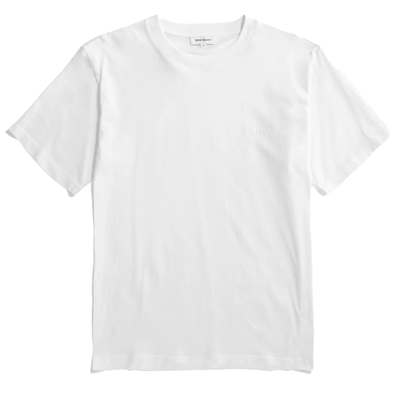 Norse Projects Johannes Organic NORSE Logo Print T-shirt White - Parasol Store
