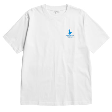 Norse Projects Johannes Organic The Lakes Print T-shirt White - Parasol Store