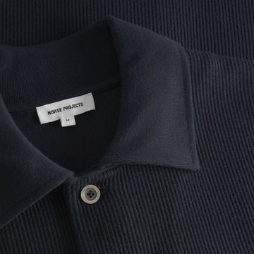 Norse Projects Jorn Double Face Overshirt Dark Navy - Parasol Store