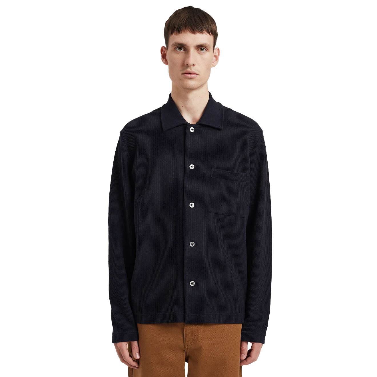 Norse Projects Jorn Double Face Overshirt Dark Navy - Parasol Store