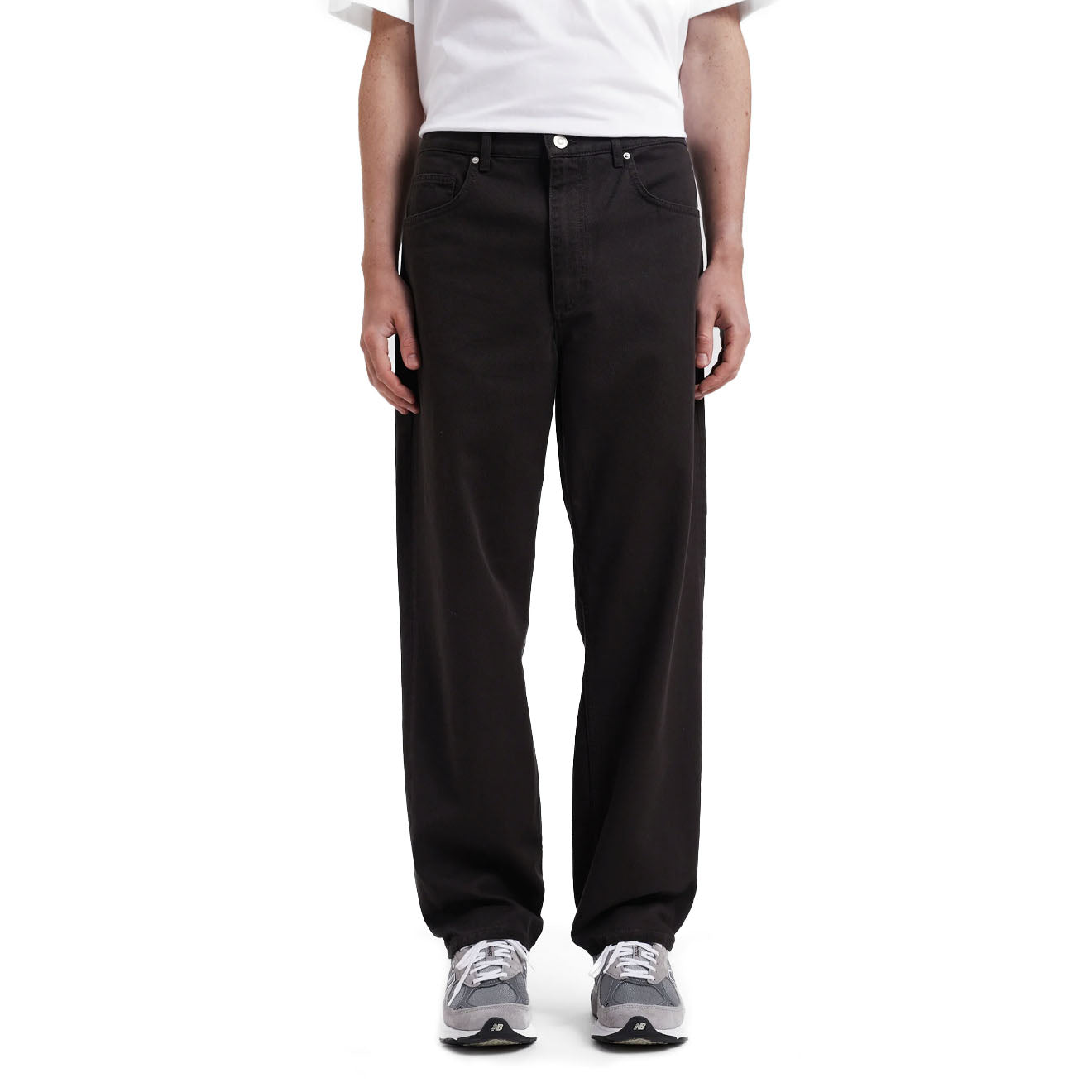 Norse Projects Mogens Relaxed 5 Pocket Heavy Twill Black - Parasol Store