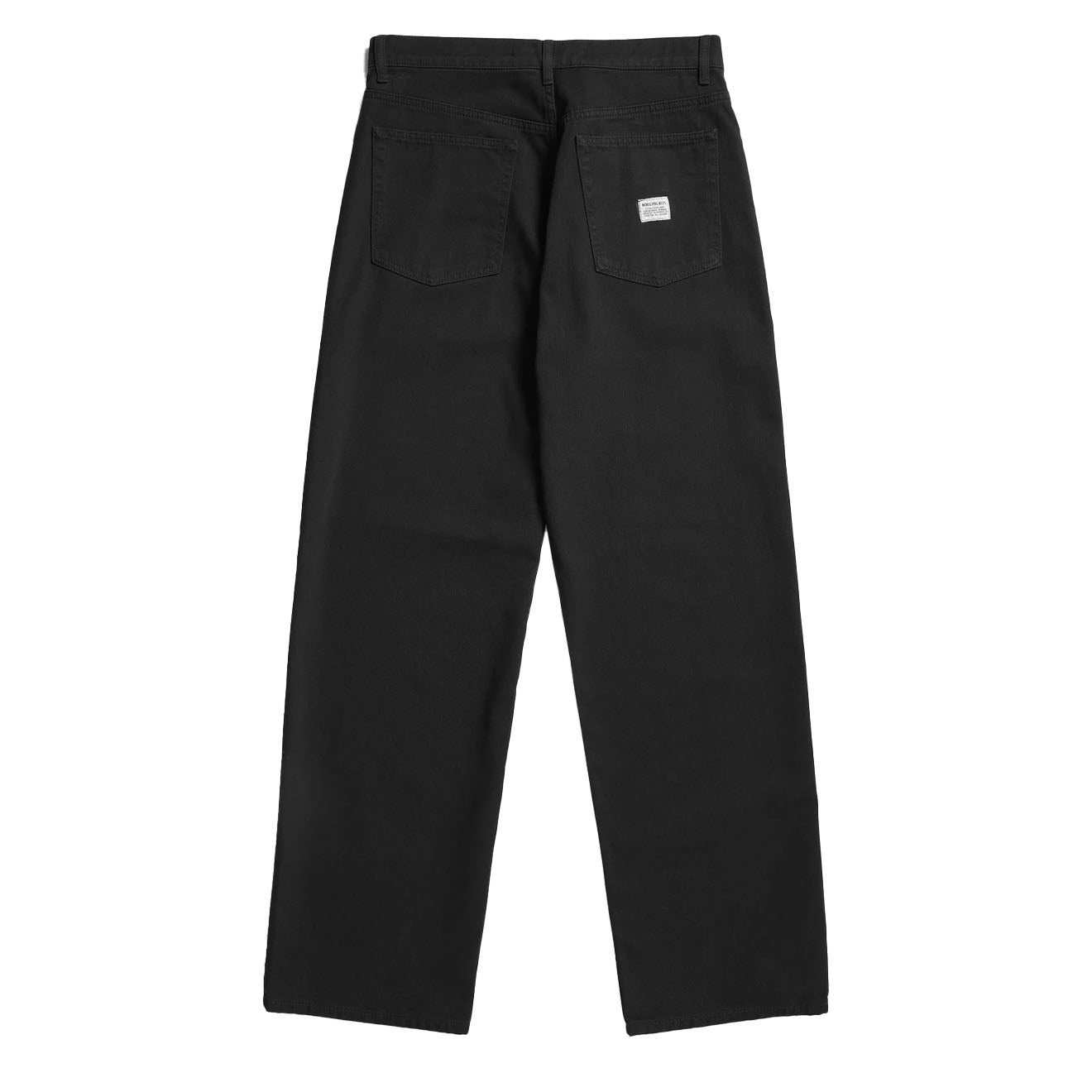 Norse Projects Mogens Relaxed 5 Pocket Heavy Twill Black - Parasol Store