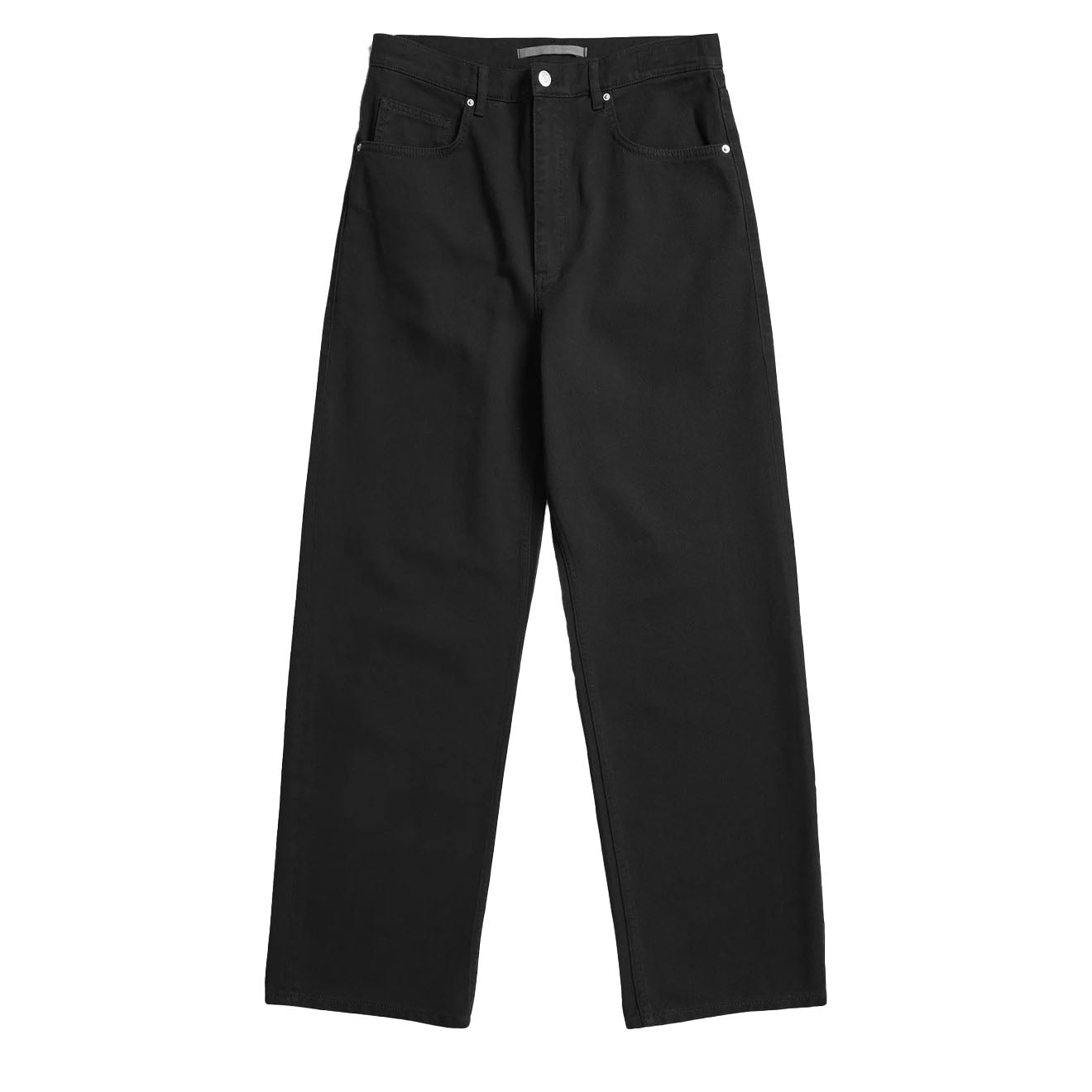 Norse Projects Mogens Relaxed 5 Pocket Heavy Twill Black - Parasol Store