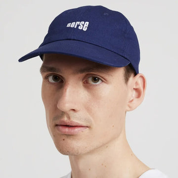 Norse Projects NORSE Twill 6-Panel Cap Workwear Blue - Parasol Store