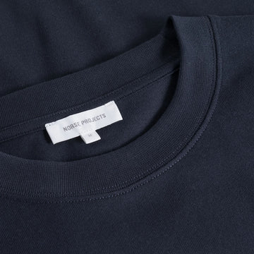 Norse Projects Norse Standard Heavy Loose T-shirt Dark Navy - Parasol Store