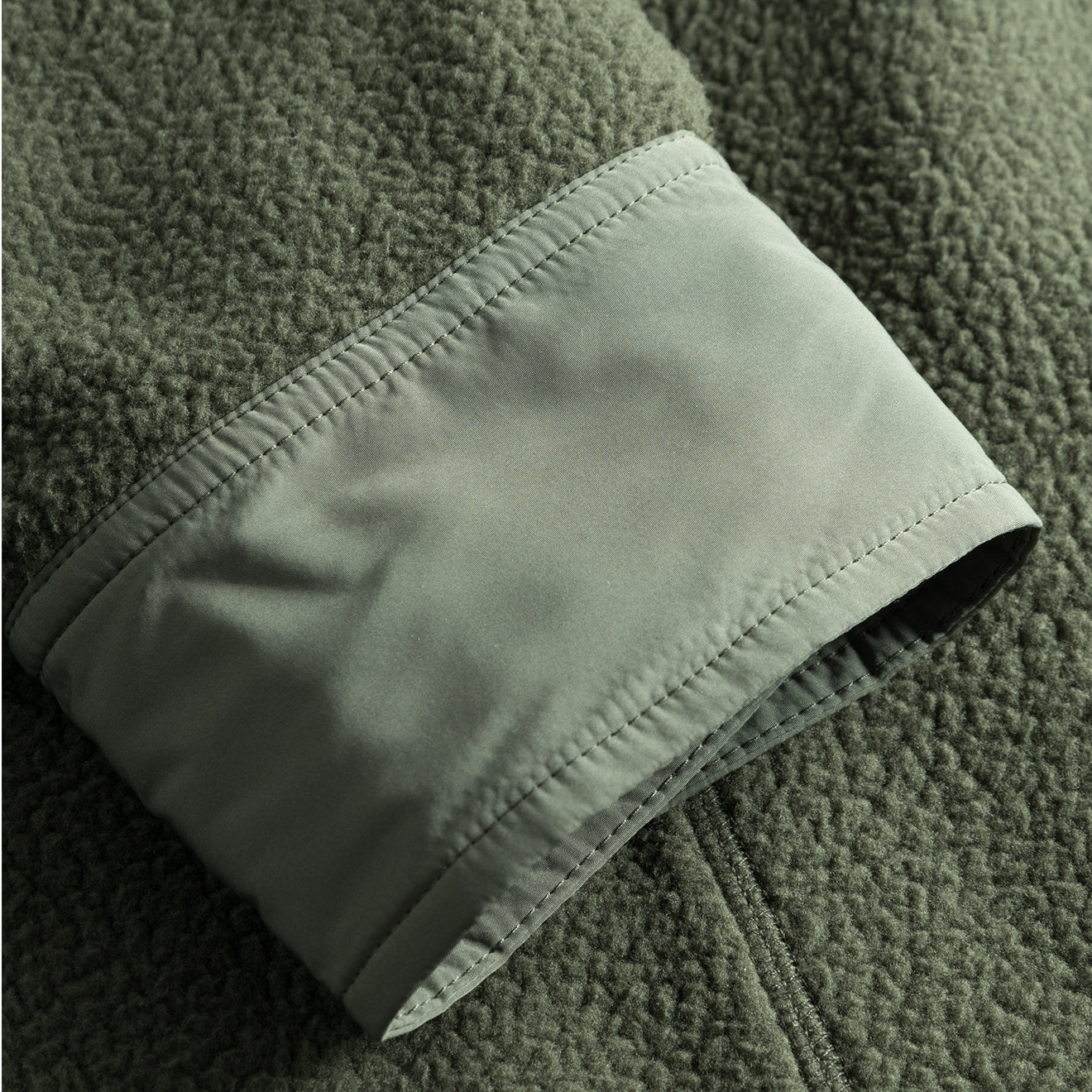 Norse Projects Ulrik Reversible Fleece Overshirt Ivy Green - Parasol Store