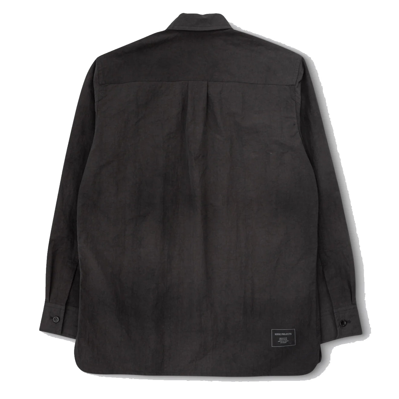 Norse Projects Ulrik Wave Dye Overshirt Black - Parasol Store