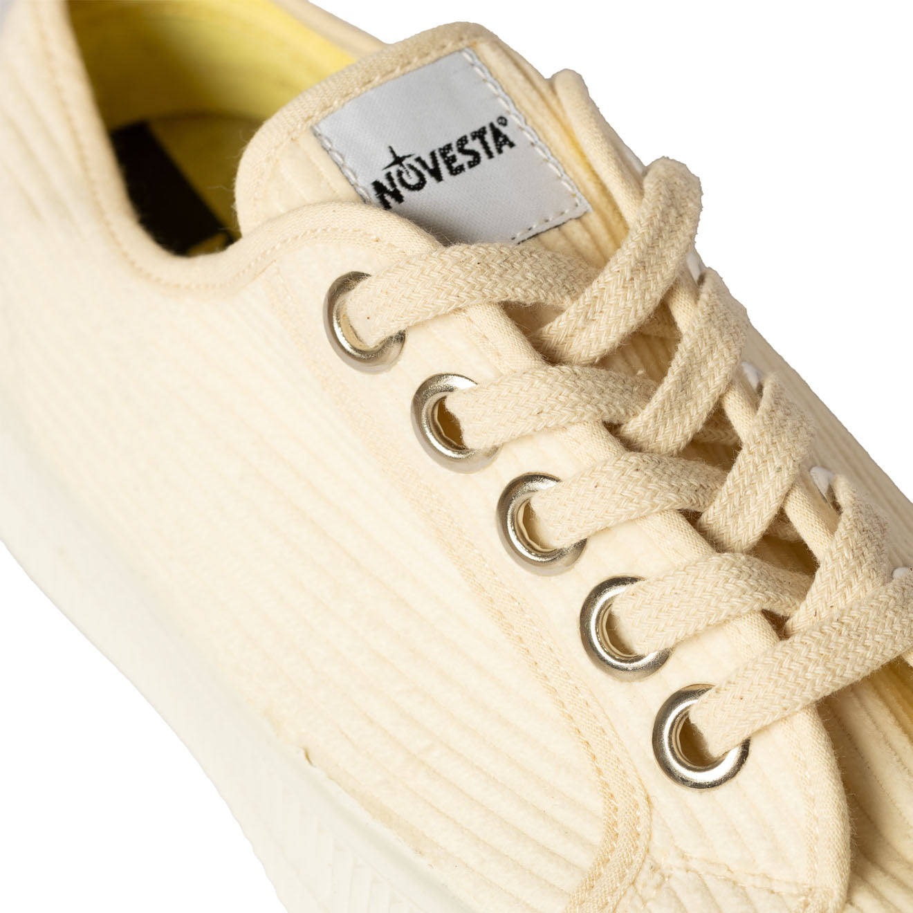 Novesta Star Master Corduroy Trainer White - Parasol Store