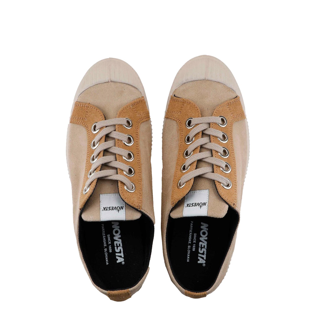 Novesta Star Master Suede Trainer Beige - Parasol Store