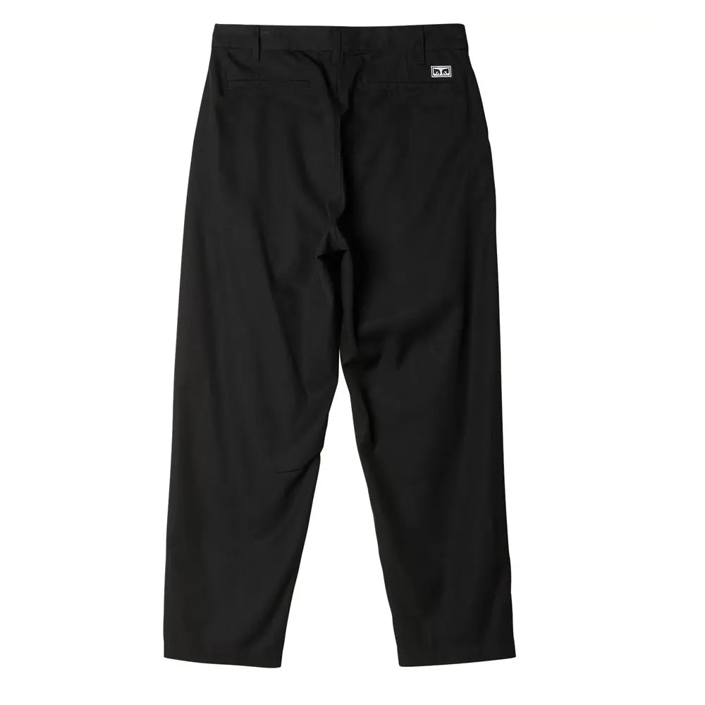 Obey Fubar Pleated Pant Black Obey