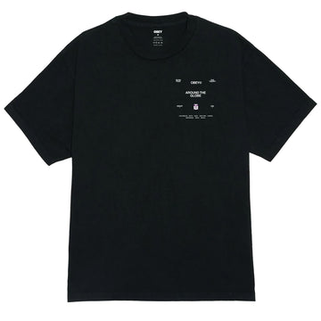 Obey Around The Globe Pigment True Vintage Black - Parasol Store