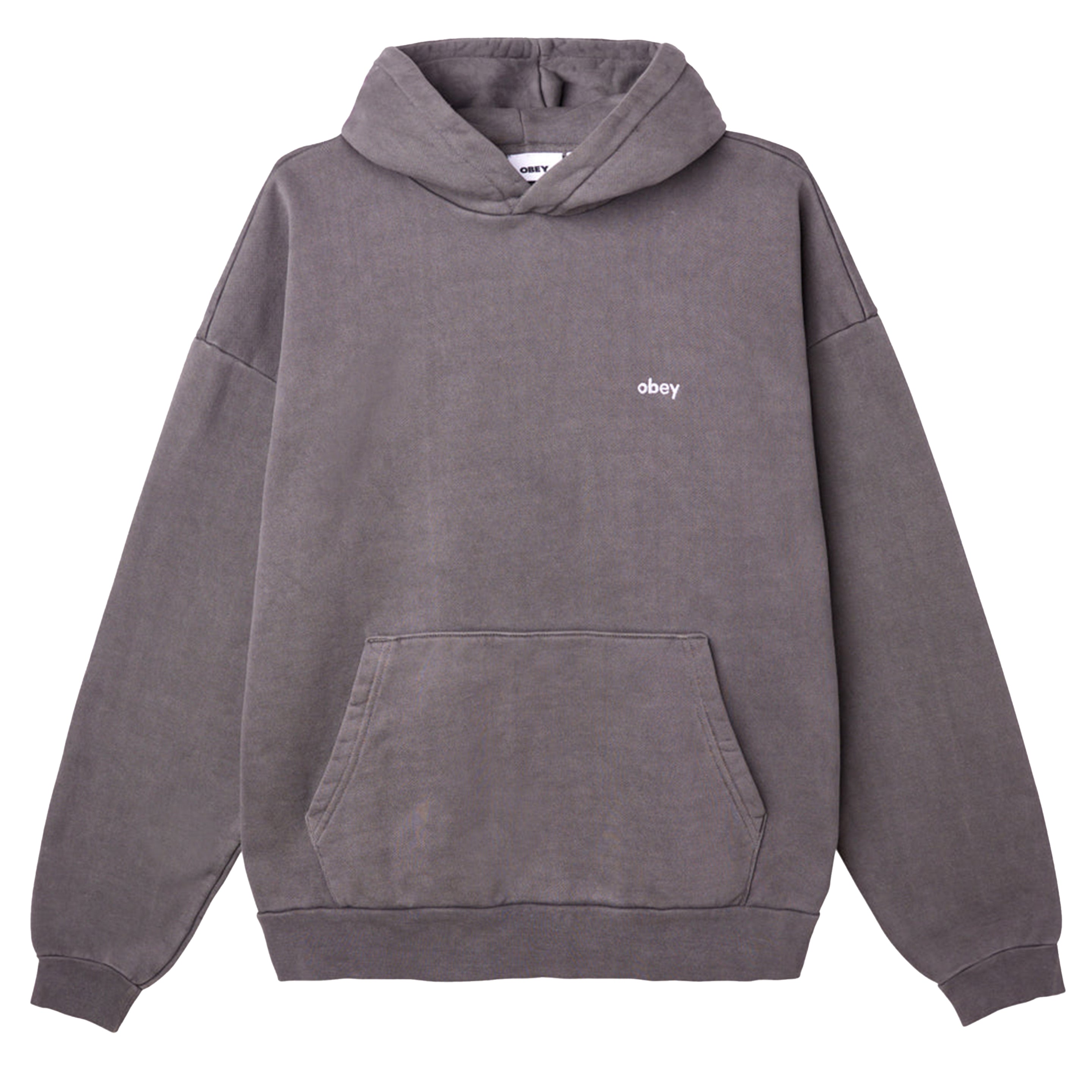 Obey Lowercase Pigment Hood Pigment Digital Black