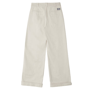 Obey Mila Work Pant Silver Grey - Parasol Store