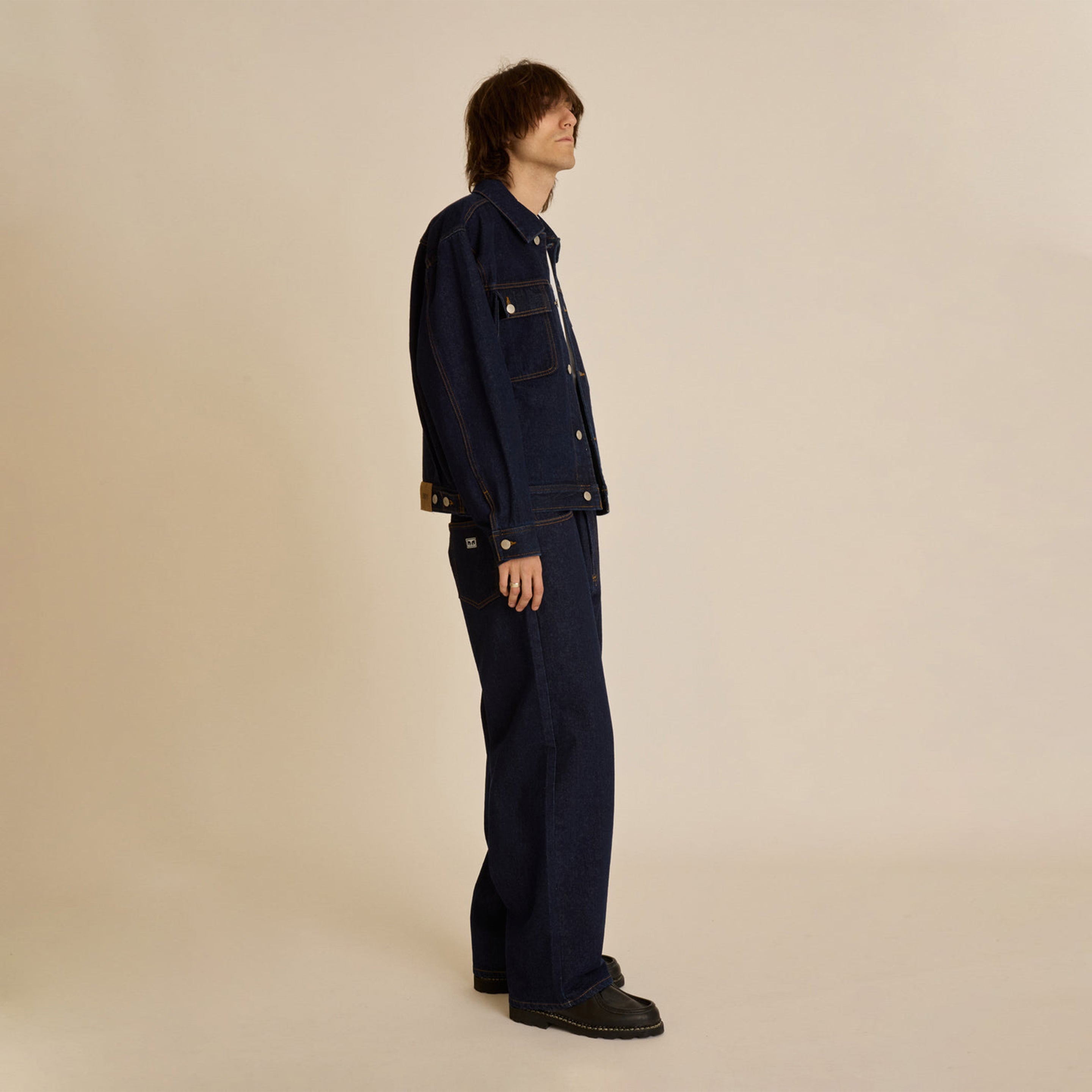 Obey Opena Jacket Rinse Indigo