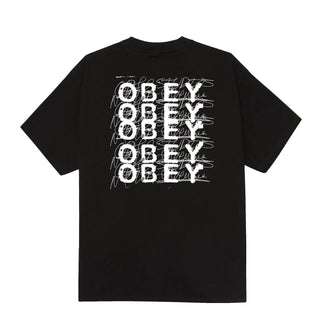 Obey Scribble S/S Tee Black - Parasol Store