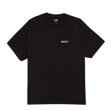 Obey Scribble S/S Tee Black - Parasol Store